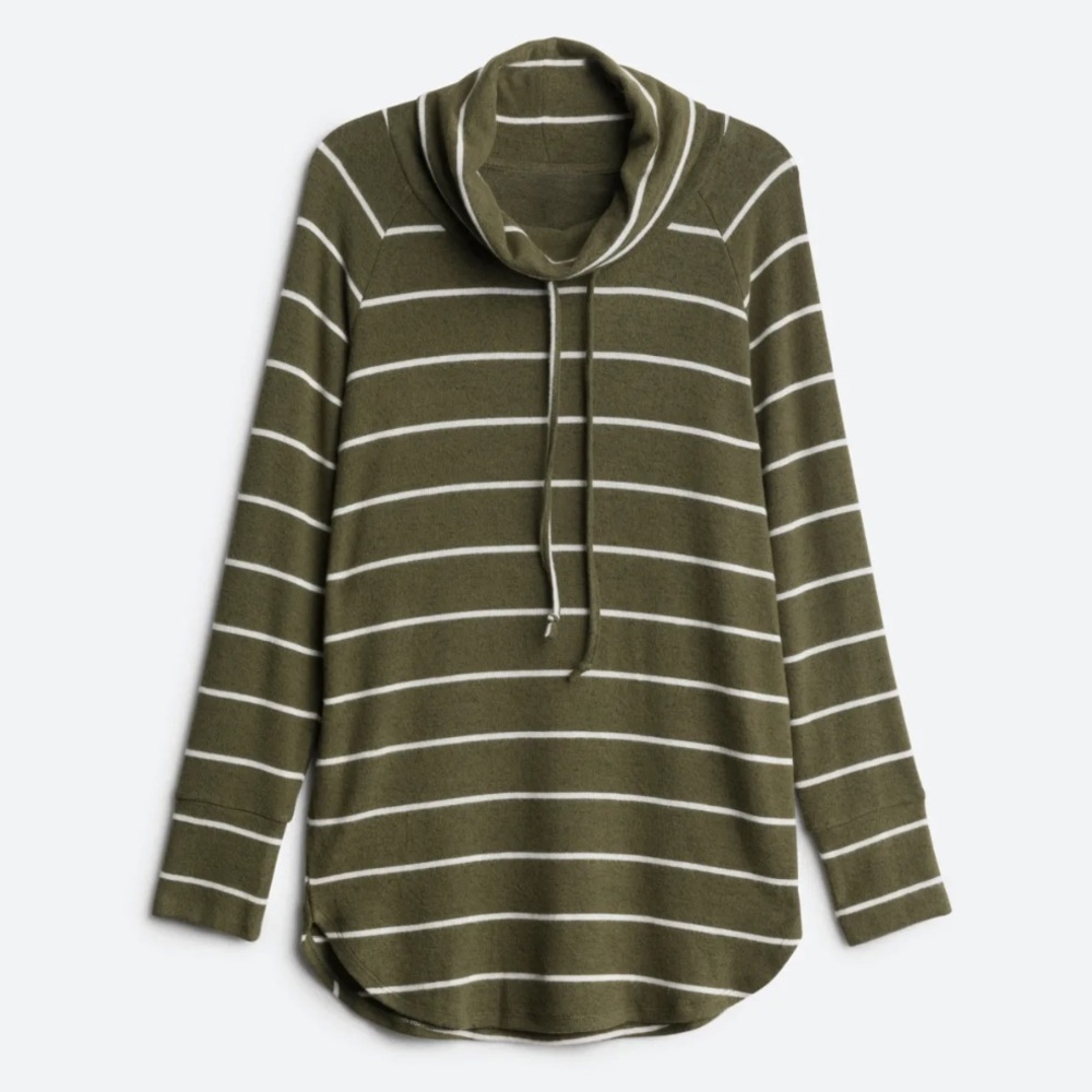 Tarlio Brushed Cowl Neck Knit Top